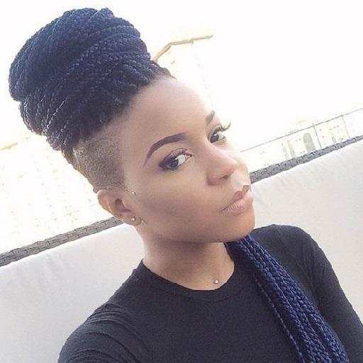 Box Braid Undercut Hairstyles. स्क्रीनशॉट 9