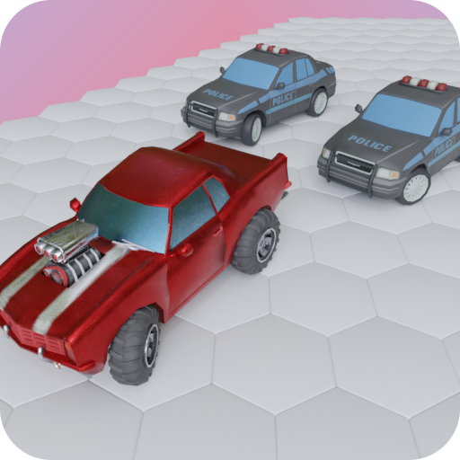 Car VS cops icon