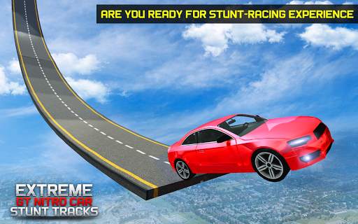 Extreme Car Stunt: GT Nitro Car Tricky Stunt Game screenshot 2