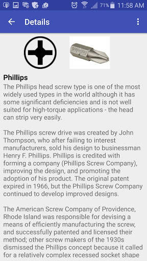 DIY Screw Heads & Drivers Free screenshot 3