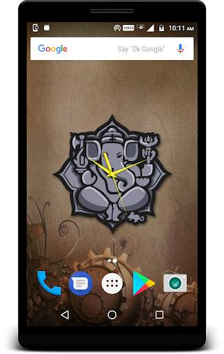 Ganesh Clock Live Wallpaper screenshot 4