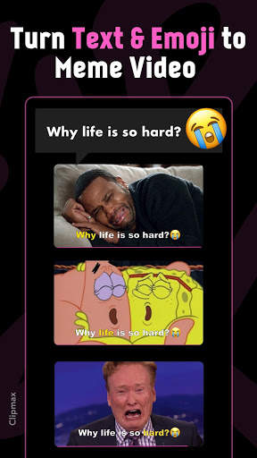 Video Meme Maker & Text to Video Meme - Clipmax screenshot 1
