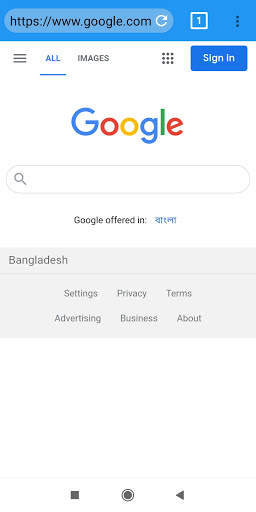 USA Browser screenshot 1