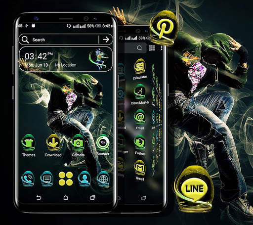 Hip Hop Dance Launcher Theme screenshot 1