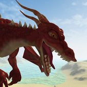 Flying Fire Drake Simulator 3D icon