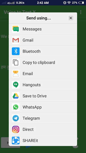 Voice to Text X (For whatsapp, fb, gmail,etc) screenshot 8