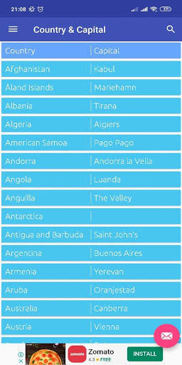 Country Capital World And Currency screenshot 3