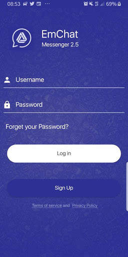 EmChat Messenger screenshot 1