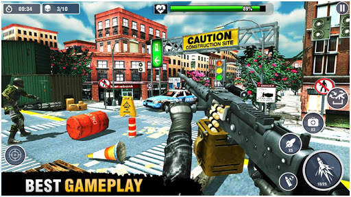 Wicked Gunner Battlefield: FPS Shooting Warfare screenshot 1