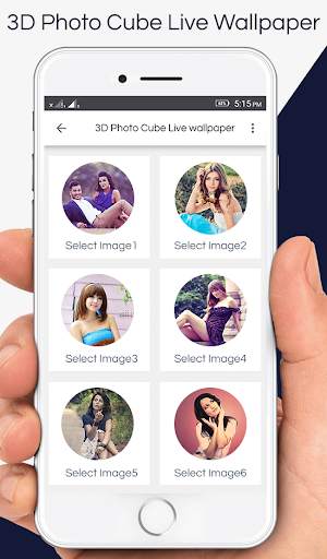 3D Photo Cube Live Wallpaper screenshot 2