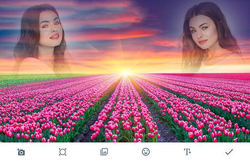 Sea of Flowers Photo Frames screenshot 1