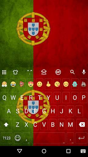 Portugal Emoji Keyboard Theme screenshot 1