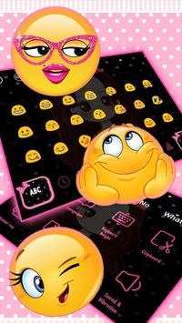 Pink Pretty Girl Keyboard Theme screenshot 3
