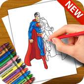 Learn to Draw Justice League Characters on 9Apps
