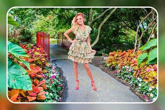 Garden Photo Frame : Cut Paste Photo Editor screenshot 3