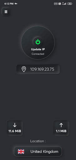 UK VPN - A Fast, Unlimited, Free VPN Proxy screenshot 1