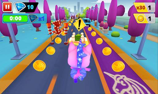 Unicorn Runner 2. Magical Running Adventure screenshot 7