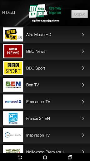 Invevo TV screenshot 2