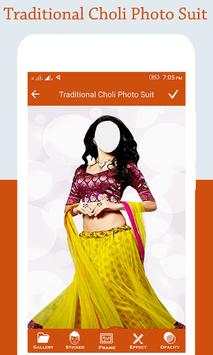 Woman Traditional Choli Photo Suit screenshot 5