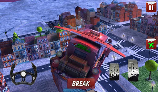 Christmas Flying Car games screenshot 1