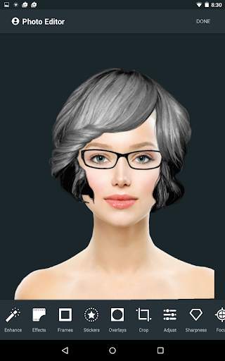 Hairstyle Changer app, virtual makeover women, men screenshot 23