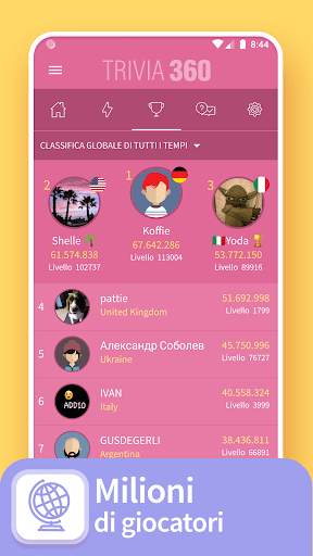 TRIVIA 360: Domande e risposte screenshot 4