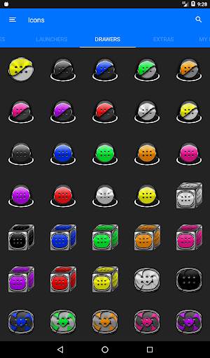 Red Glass Orb Icon Pack скриншот 15