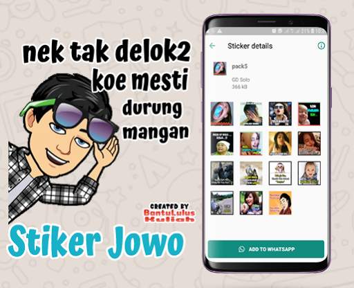 Stiker Jawa Lucu WA screenshot 2