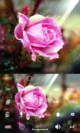 Flower Dazzling Keyboard Theme स्क्रीनशॉट 3