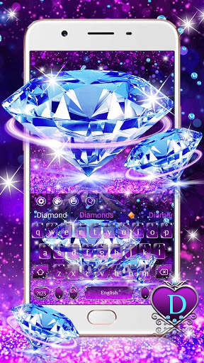 แป้นพิมพ์ Hearts Diamonds screenshot 1