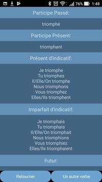 French Conjugation Tests FREE скриншот 3