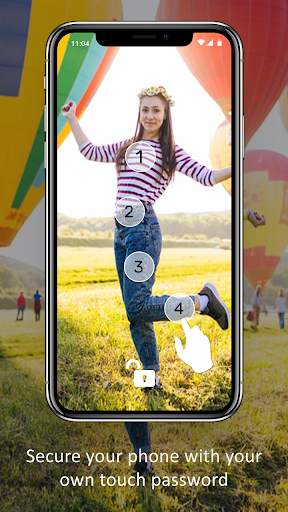Photo Touch Lock Screen - Touch Position Password 5 تصوير الشاشة