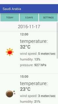 Saudi Arabia Weather screenshot 1