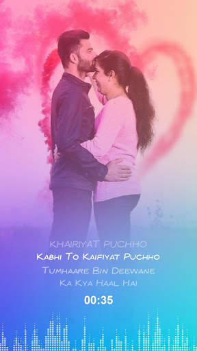 Song on PIC : Add Song in My Photo Status Maker screenshot 1