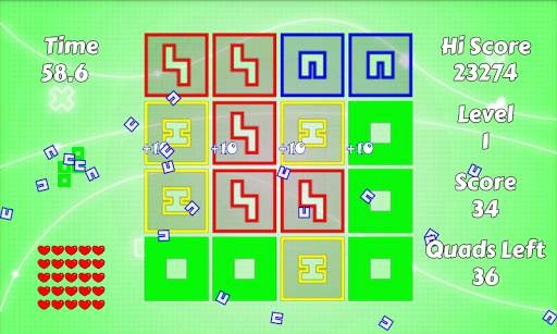 Puzzle Quads Free screenshot 8