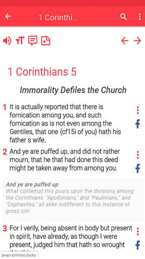 NRSV Bible app screenshot 6