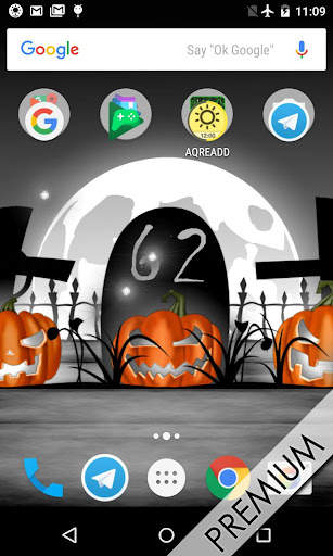 Halloween live wallpaper with countdown and sounds screenshot 7