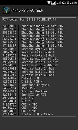 WPS WPA WiFi Test screenshot 6