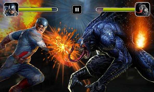 Real Spider Venom Fighting - Superhero Games screenshot 2