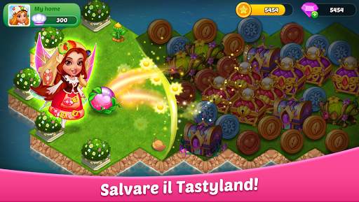 Tastyland-merge&puzzle cooking screenshot 2