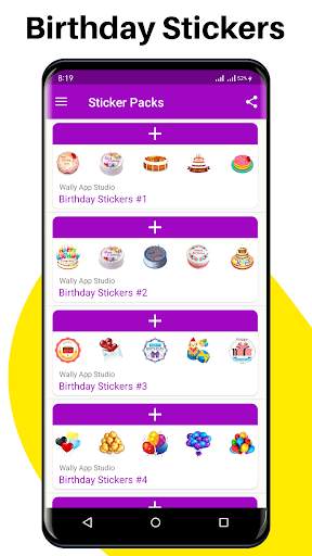Happy Birthday Stickers For WA screenshot 1
