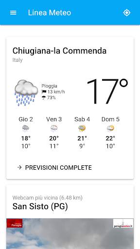 Linea Meteo Live screenshot 1