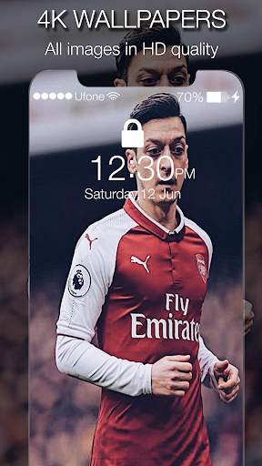 Football 4k Screen Lock screenshot 5