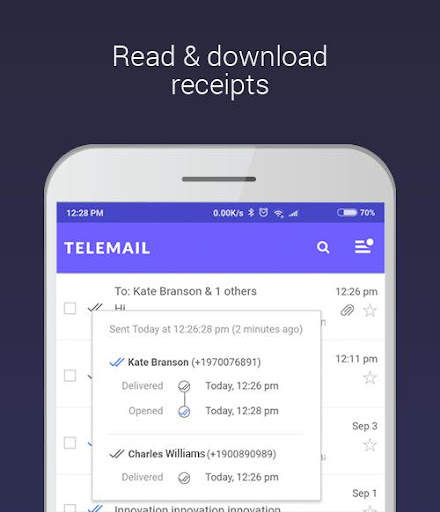 Telemail screenshot 2