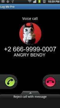 Call from Bendy Angry tea prank screenshot 1