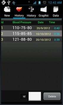 Blood Pressure lite screenshot 3