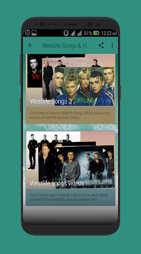 Westlife Songs & Videos New App 2019 screenshot 1