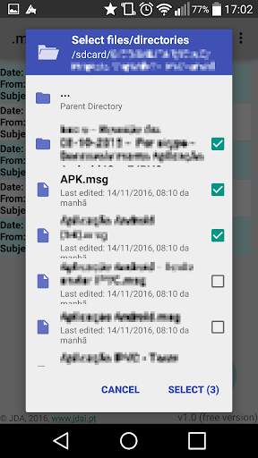 .msg Files Reader screenshot 3