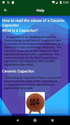 Capacitor Calculator скриншот 3