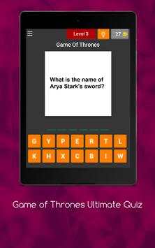Quiz for Game of Thrones Bonus screenshot 14